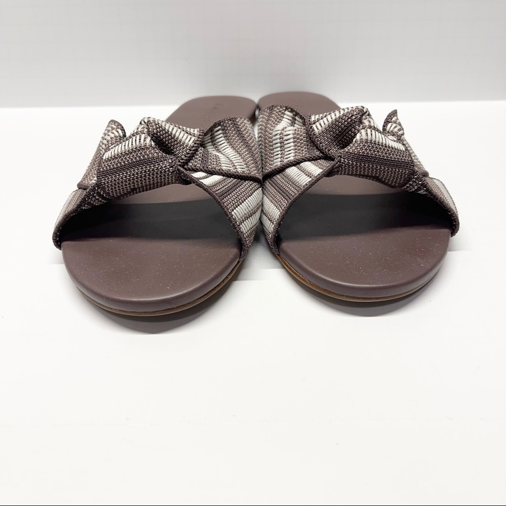 Rothys The Knot Sandals Twist Taupe Slide - Picture 6 of 7